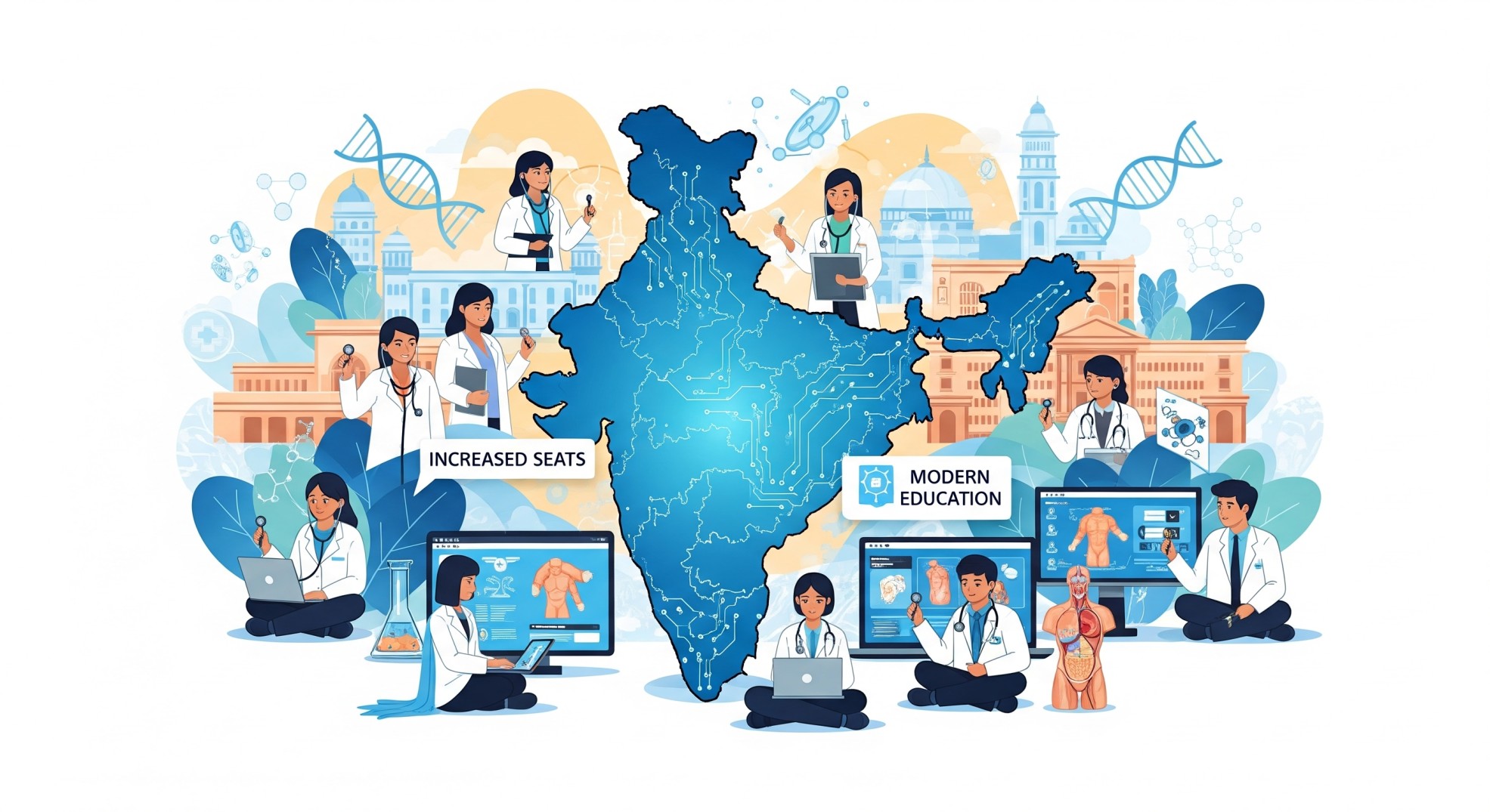 ഈ വർഷം 8,000 അധിക യു.ജി., പി.ജി. മെഡിക്കൽ സീറ്റുകൾ ലഭ്യമാകും: മെഡിക്കൽ കമ്മീഷൻ